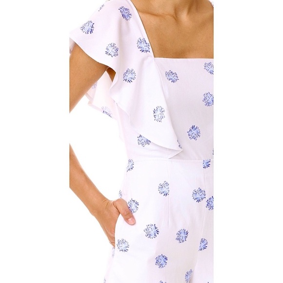 CLUB MONACO - Designer Darmida Ruffle Romper - Picture 3 of 6